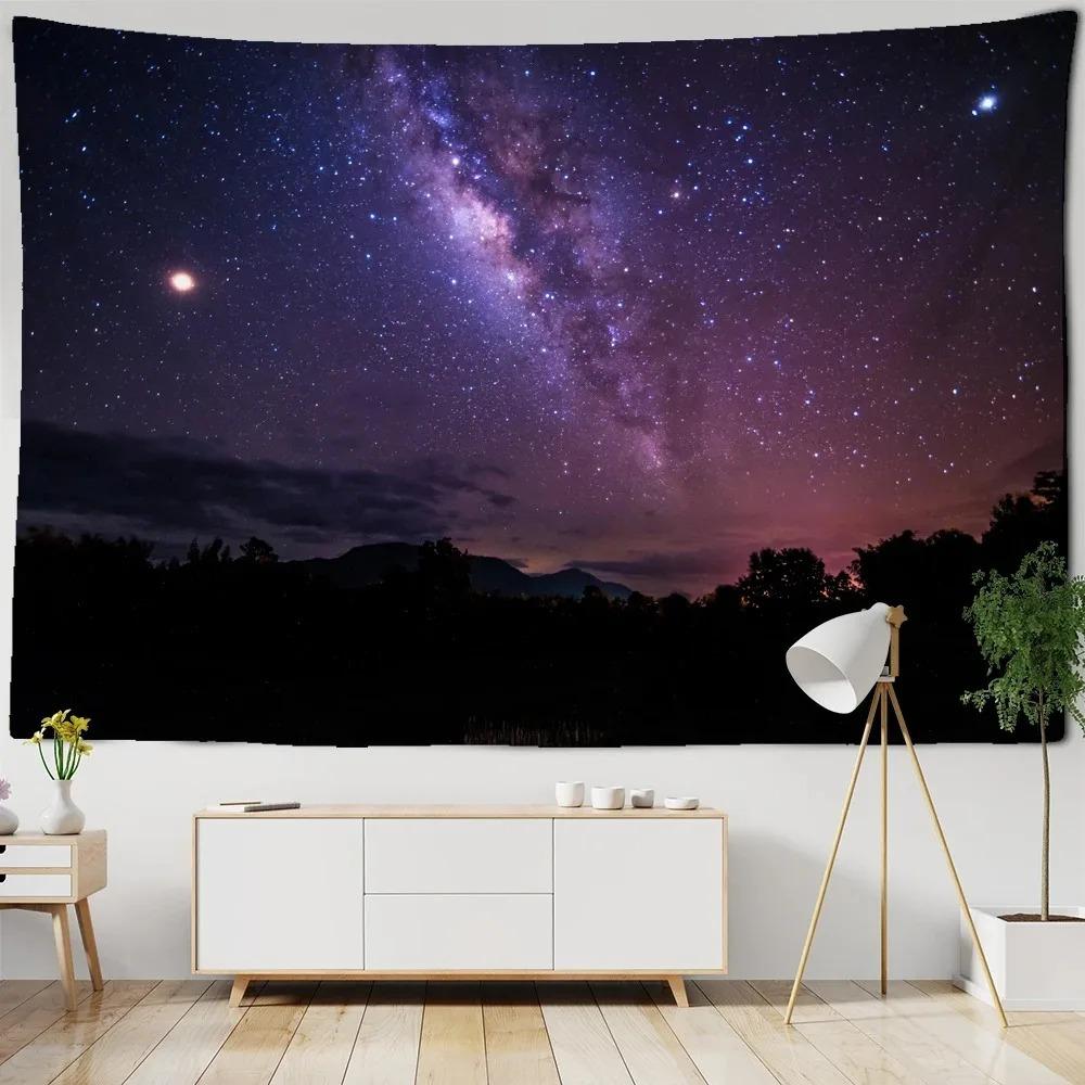 Starry Sky Moon Night Wall Decoration Tapestry Home Living Room Tapestry
