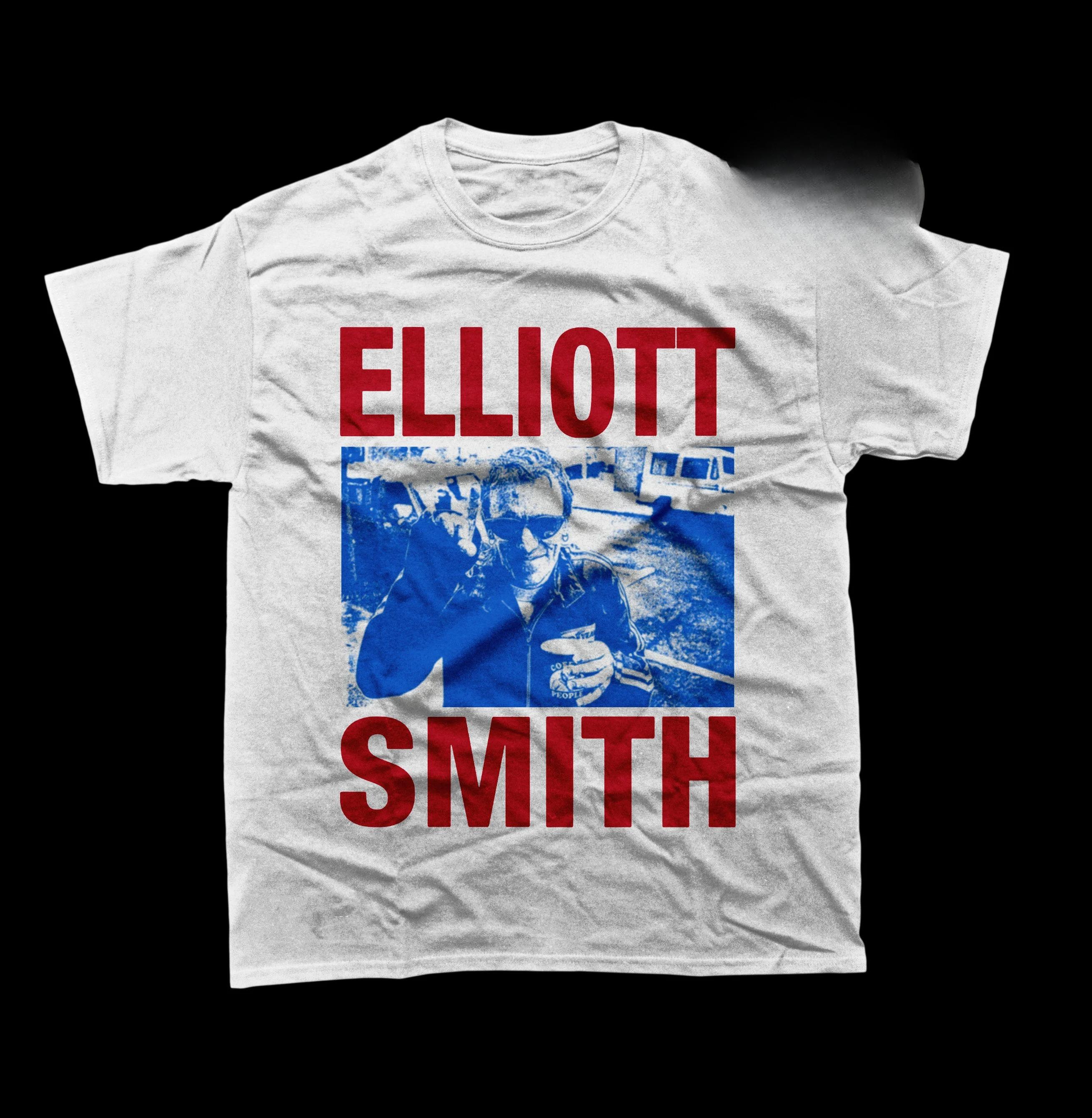 Elliott Smith Unisex TShirt Indie Music Graphic TShirt Roman Candles Album Pure Cotton AllSeason Casual Loose Shirt S