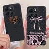 Für Motorola Moto G86 Power Niedliche Blume Schmetterling Katze Bemalte Hülle Für Moto G86 G86Power Schwarzes Silikon Weiche Handyhüllen