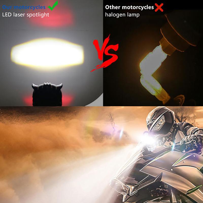 

Owl Motorcycle Auxiliary Lights Fog Light Projector Lens Spotlight Scooter Motorbike Head Light Driving Lamp