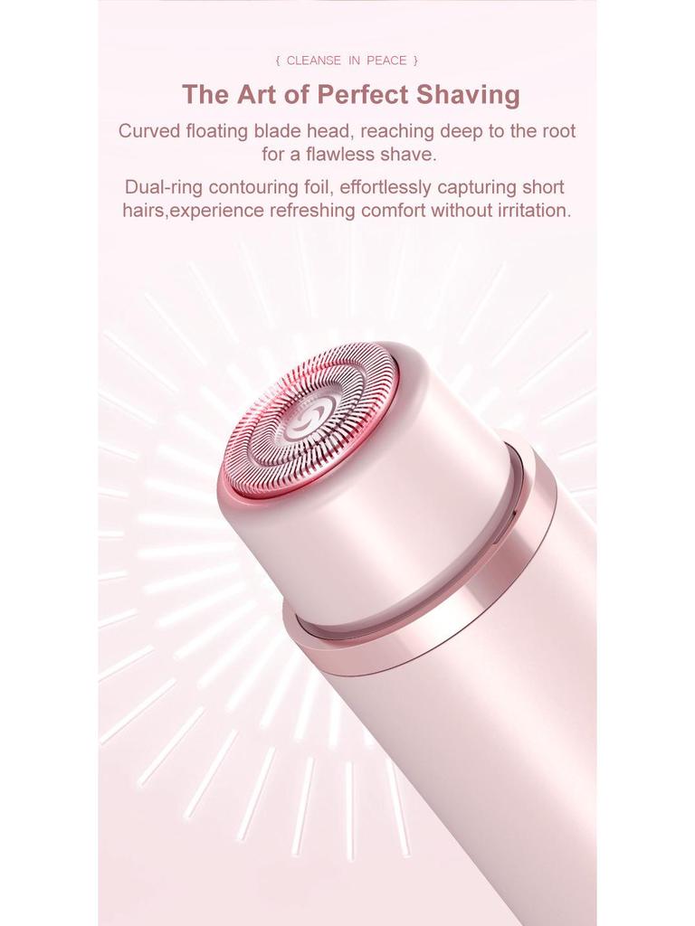 Double-Head Electric Epilator - Women's Intimate Shaver for Pubic Hair Removal