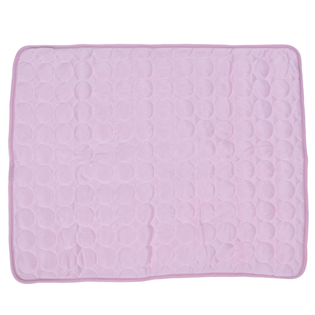 Pet Cooling Mat Breathable Soft Summer Dog Cat Sleeping Pad for Kennel Sofa Bed FloorPink XXL