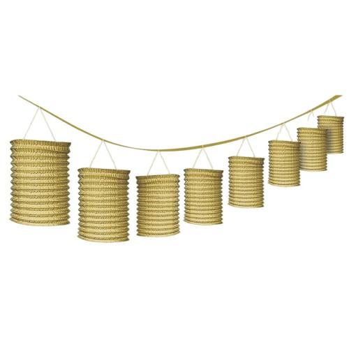 Amscan Akkordeon Papierlaternen Girlande
