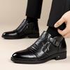 Men'S Fashion All Match Outdoor Leather Shoes Soft Breathable Business Casual Loafers Shoes Comfort British Style Leather Shoes