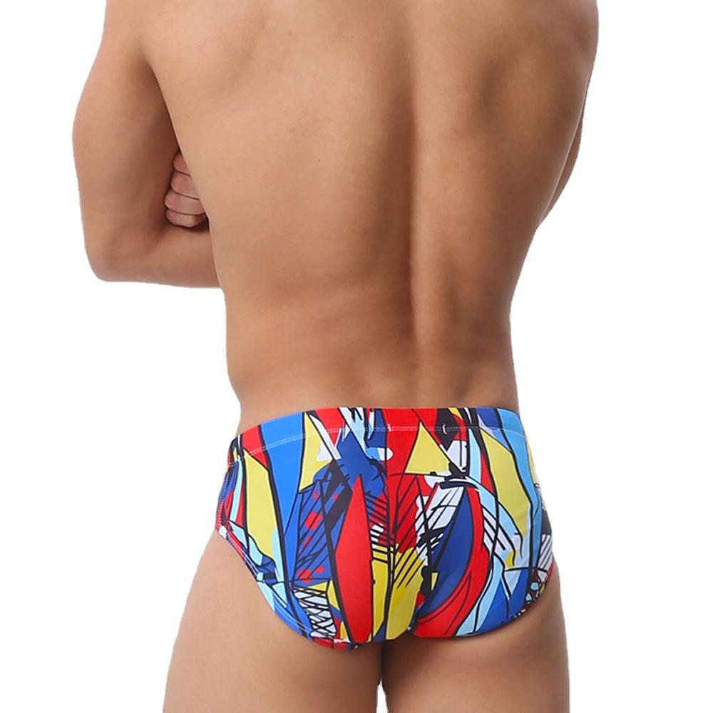 Pride Day Fashion Strips Slip pentru bărbați sexy Costum de baie imprimat sexy pentru bărbați Costum de baie pentru surfing cu talie joasă
