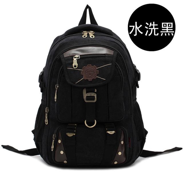 New Fashion Men`s Backpack Vintage Canvas