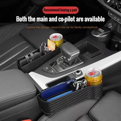 1/2 PCS Auto-Aufbewahrungsbox-Organizer, universeller Autositz-Organizer, Karten- und Telefonhalter, Tasche, Sitzlücke, Schlitztasche, Catcher-Organizer
