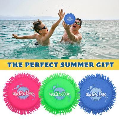 2er-Pack Wasser-Frisbees, saugfähiger Schwamm, verbessert die Eltern-Kind-Bindung, Wasserspielzeug, Outdoor-Strand-Pool-Frisbee