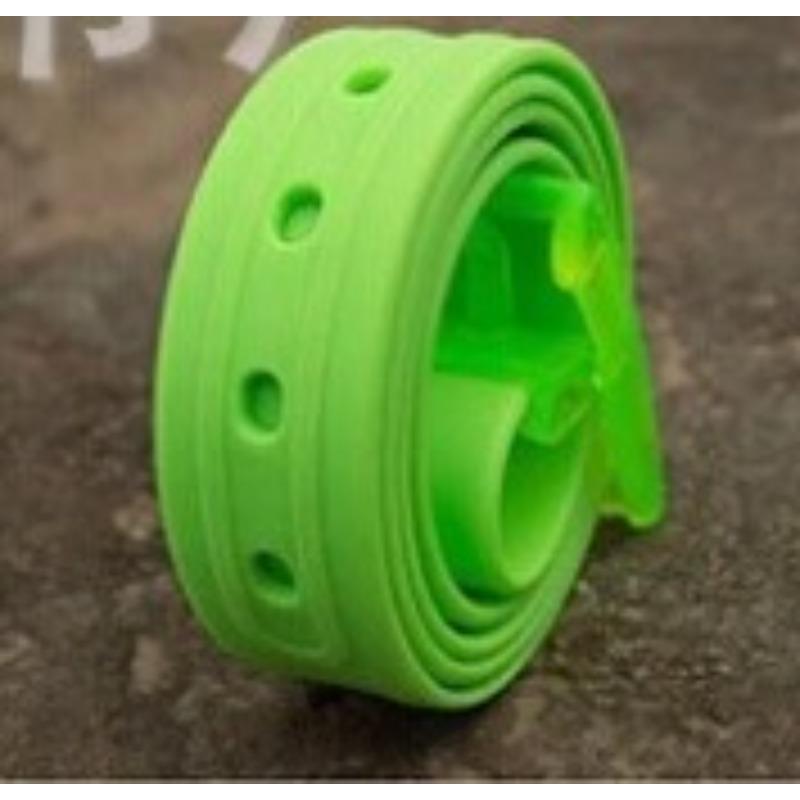 Silicone Belt Candy Color Belt Unisex Iron-free Silicone Belt