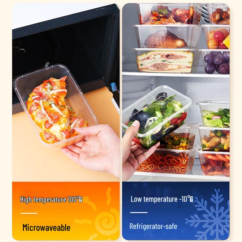 Disposable Single Compartment Lunch Box
