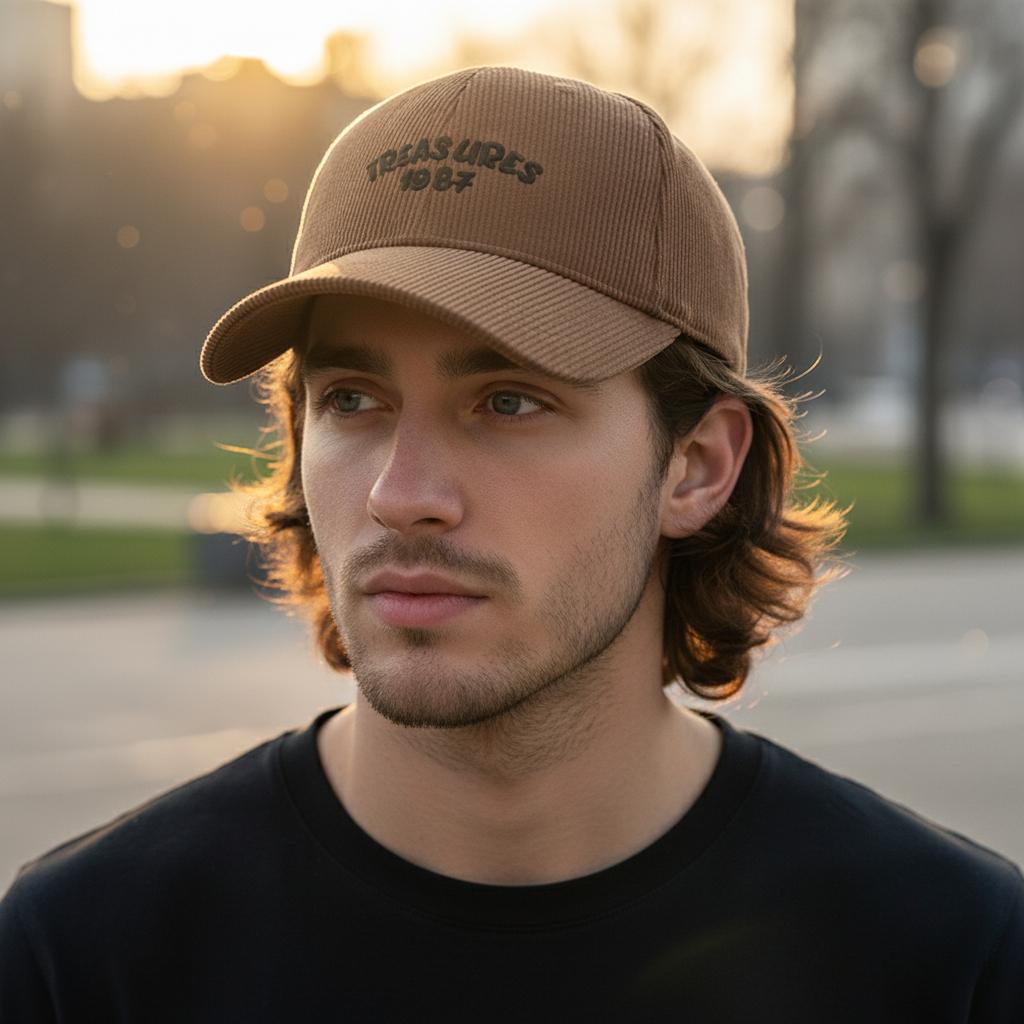 Fashion Autumn Winter Corduroy Baseball Cap For Men Women Vintage Letter Embroidery Keep Warm Snapback Hat Hip Hop Gorras