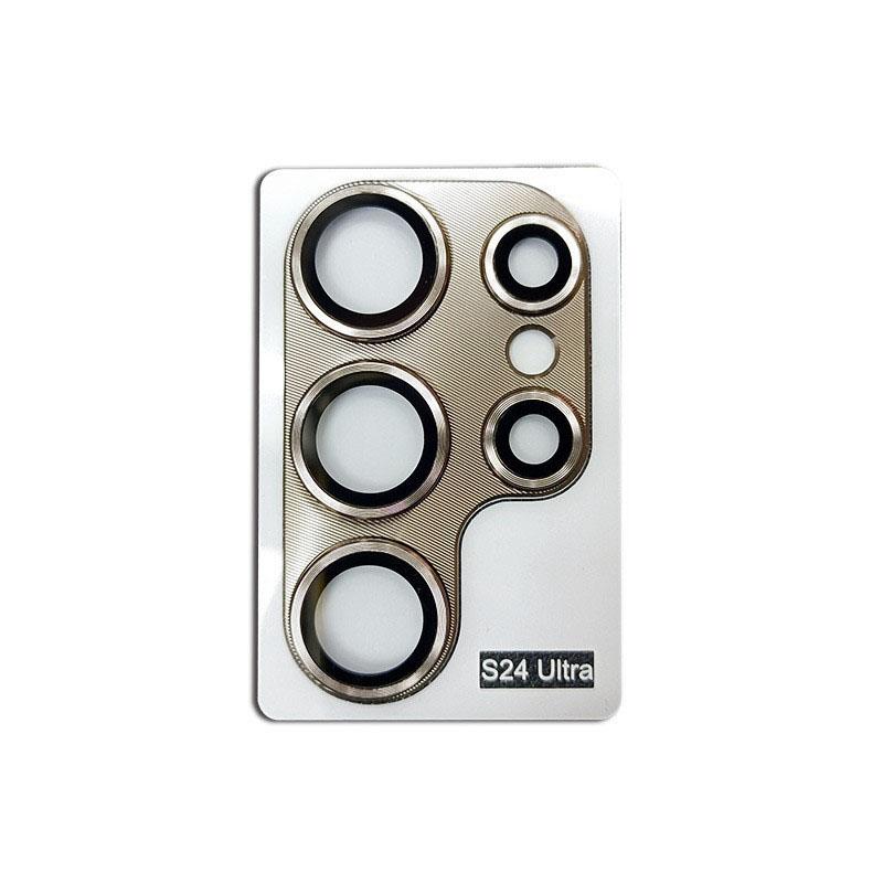 S23ultra Metal Full Cover Camera Lens Protector For Samsung Galaxy S24 S23 Ultra S23+ S23 Plus Protective Len Cap Tempered Glass