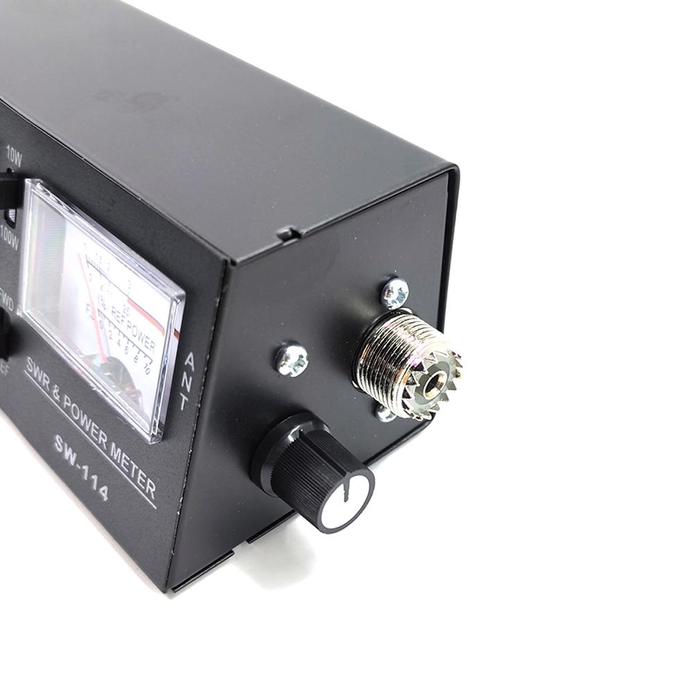 Surecom SW-114 100W SWR/RF/Field Strength Test Power Meter For Relative Power 3 Function Analog With Field Strength Antenna