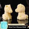 1Pcs Silicone Horse Mousse Mold Horse Year Chinese New Year Zodiac Milk Jelly Cake Dessert Baking Mold Food-Grade Heat-Resistant