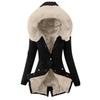 European Size Women's Mid-length Hooded Cotton Parka Coat - Winter Warmth