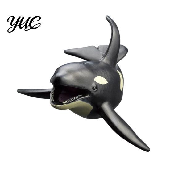 Educational Ocean Animal Toys Realistic Whale Model, Marine Creature Figurines, Beluga, Orca, Blue Whale, Gray Collectible Sea Life Figures