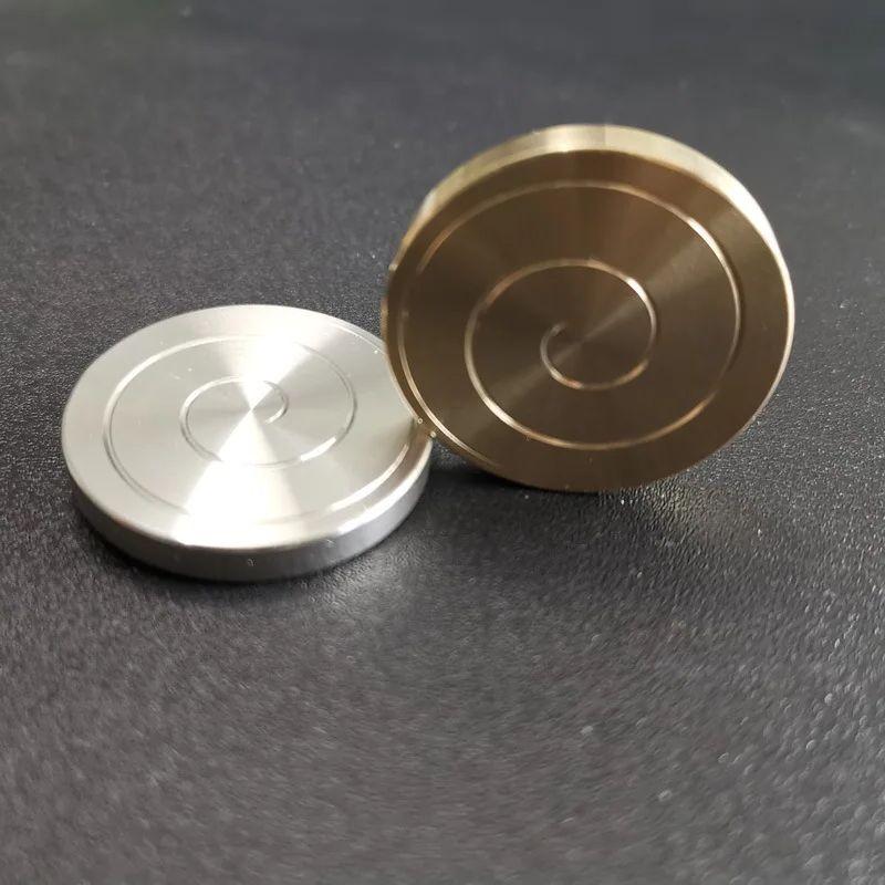 Desktop coin decompression gyro transfer good luck gyro fun pocket toy stainless steel rotating gyro adult and children's toy