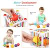 Baby Montessori Shape Sorting Cube Toy Soft Silicone Sensory Blocks for Fine Motor Skills  Early Learning Educational Toy