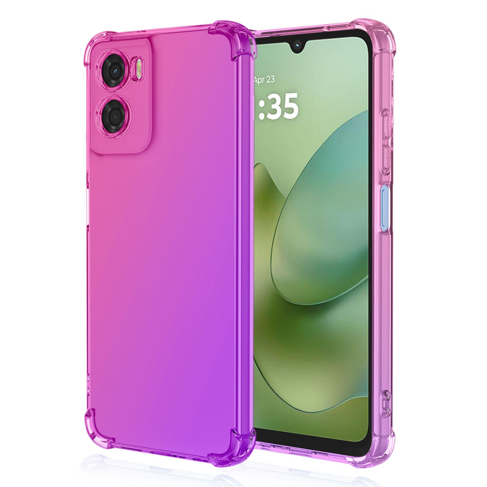 

Для Motorola Moto G06 4G Чохол Градієнтний Колір ТПУ Чохол для Телефона Протиударний Чохол для Телефона