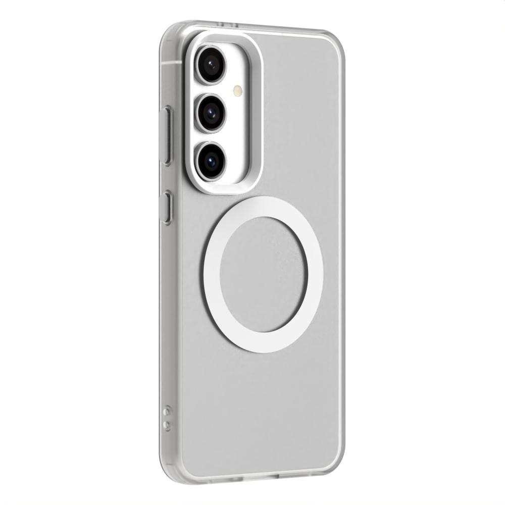 Candy Series For Samsung Galaxy S23 FE Magnetic Case PC+TPU+PET Anti-Drop Phone Cover