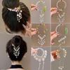 Elegante Flori De Lacramioare Perla Cioc Coada De Cal Catarama Agrafe Coc De Par Agrafe De Par Femei Fete Accesorii De Par
