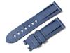 King Watch Panerai Compatible Rubber Strap for Mm [Import Original] Parts D-Buckle, Aftermarket, Blue, 24/22