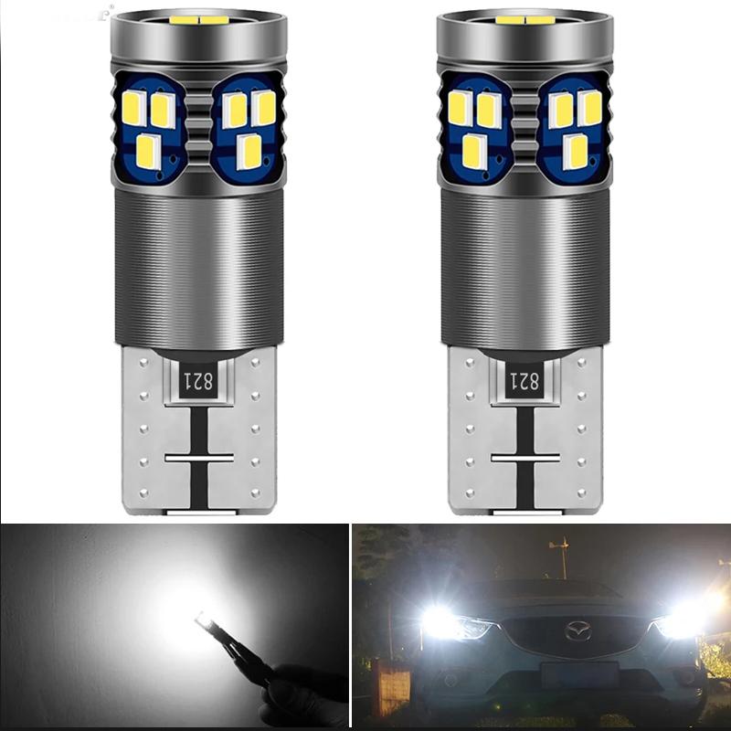10PCS W5W T10 Led Lights Canbus 26SMD Super Bright 6000K Car Dome Reading License Plate Bulbs Signal Lamp Accessories