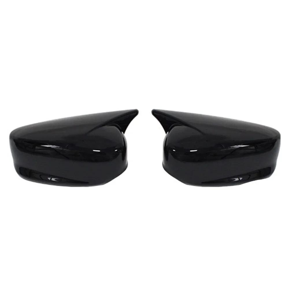 

For US Honda Accord 2008-2013 NO Light OX Horn Rearview Mirror Cap Side Mirror Cover Exterior Sticker Wing Trims Car Accessories Gloss Black