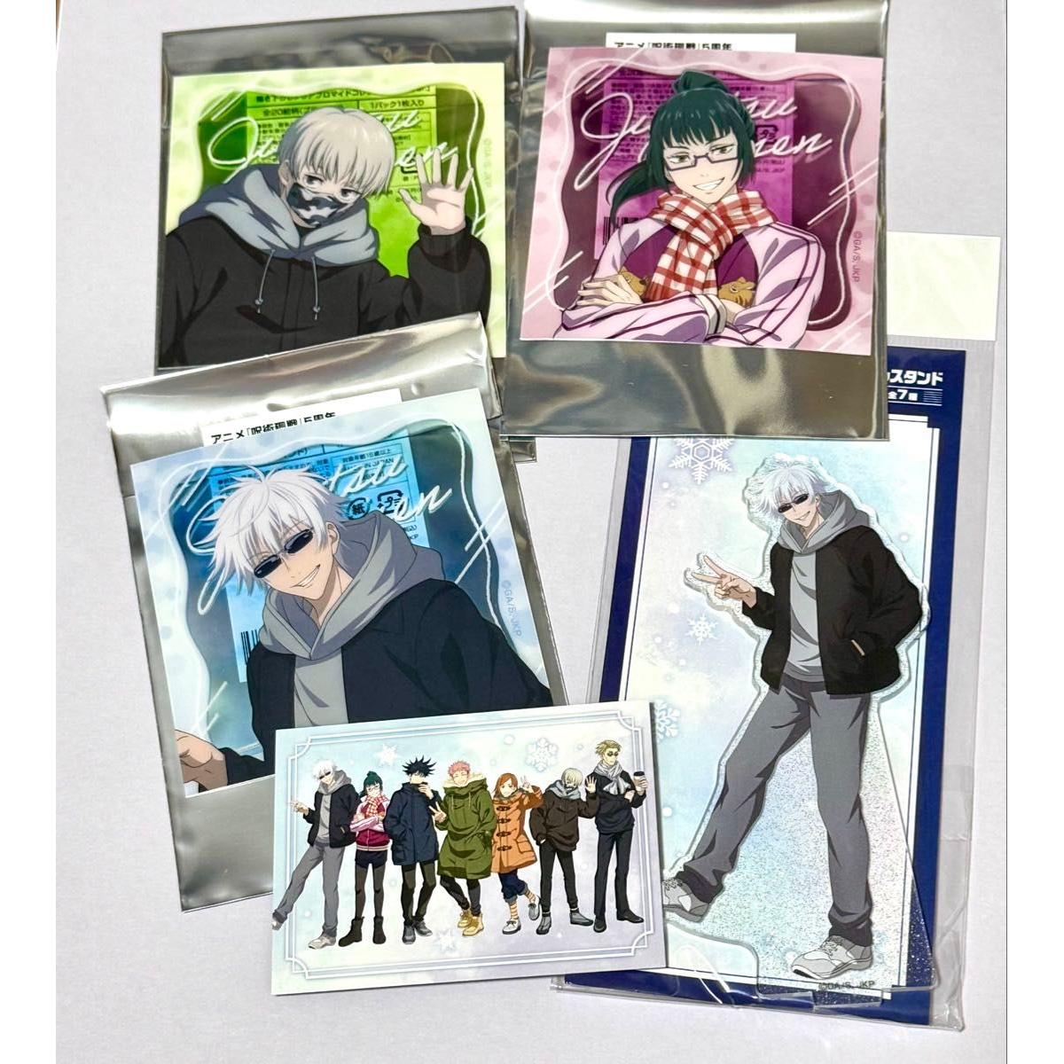 Used Jujutsu Kaisen 5th Anniversary Don Quixote Lam Acrylic Stand Clear Bromide Bonus Mini Card