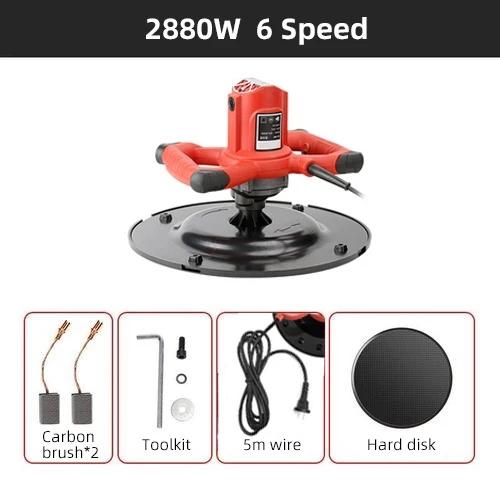 

Шлифовальная машина для стен 220 В 2880 Вт/4880 Вт Электрический бетоносмеситель Цементная стена Растворная терка Машина для выравнивания