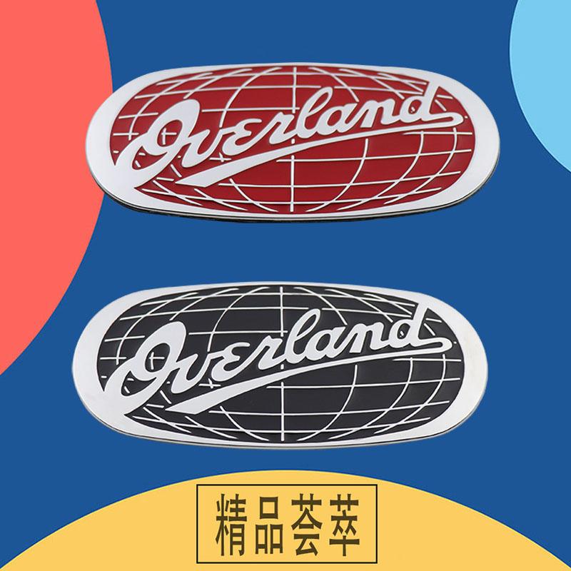 3D Overland for Off Road SUV Car styling Fender Rear Trunk Emblem Badge Sticker