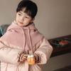 Coats Girls Knitted Hats Down Jackets Bread Jackets Autumn Winter Styles Baby Stand Collar Jackets Korean Warm