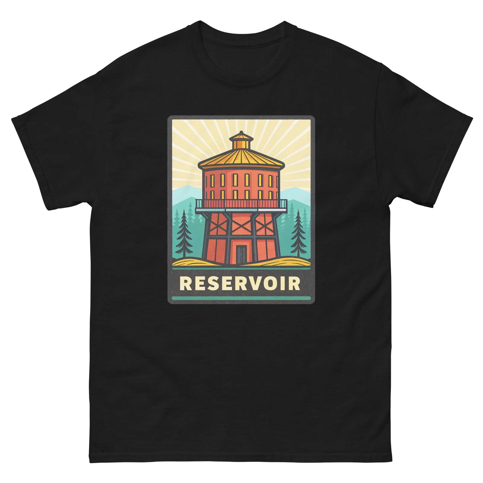 Reservoir Geographical Landscape Location Scenery T-Shirt 3XL
