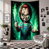 Wall TapestryChucky Art Hanging Cloth Decorative Background Cover for Room Decoration