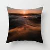 Mountains River Natural Scenery Pillow Cover Sofa Decoration Car Office Seat Cushion  Room   Home