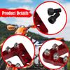 Aluminum Alloy Rear Brake Pedal Lever Tip for Motorcycles with Installation Screws