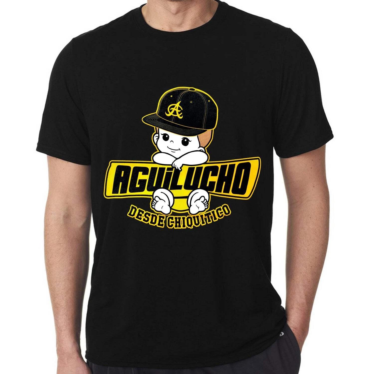 Aguilas Cibaeñas Aguilucho desde chiquitico ADULT Black T shirt L