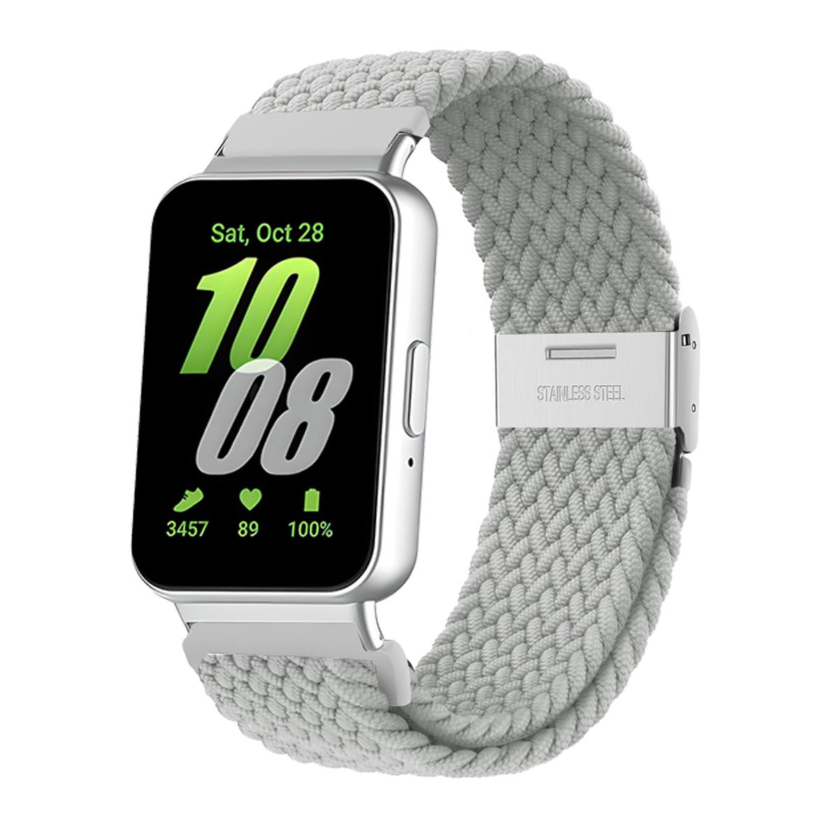 

Плетеные ремешки для Galaxy Fit 3, аксессуары для ремешка, спортивный нейлоновый регулируемый сменный браслет correa для Samsung Galaxy fit3 for galaxy fit 3