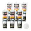 IsolBau Sanitary Silicone Transparent Sanitär Silikon 6 x 300ml