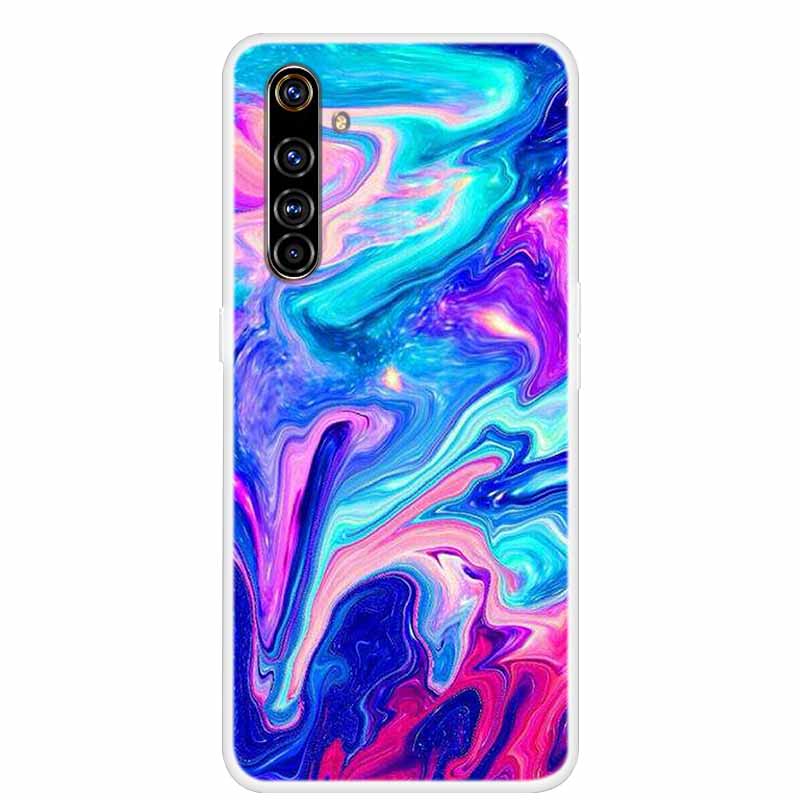 For Realme X50 Pro 5G Case 6.44" Marble Soft TPU Silicone Clear Phone Case for OPPO Realme X50 5G Back Cover X50 Pro Transparent
