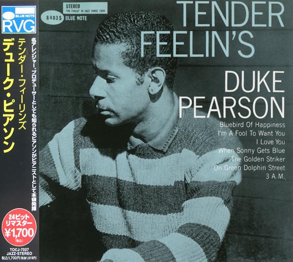 

CD DUKE PEARSON - Tender Feelin s TOCJ7027 Blue Note 2007 Япония Джаз