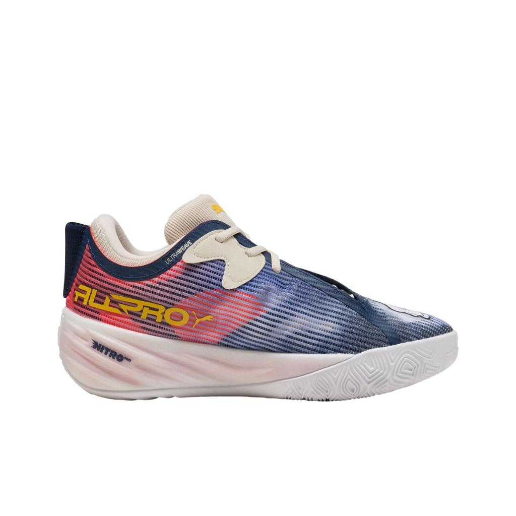 Puma All-Pro Nitro 2 Hooptopia Unisex Sneakers Blue Persian-Blue Glowing-Red 312303-01