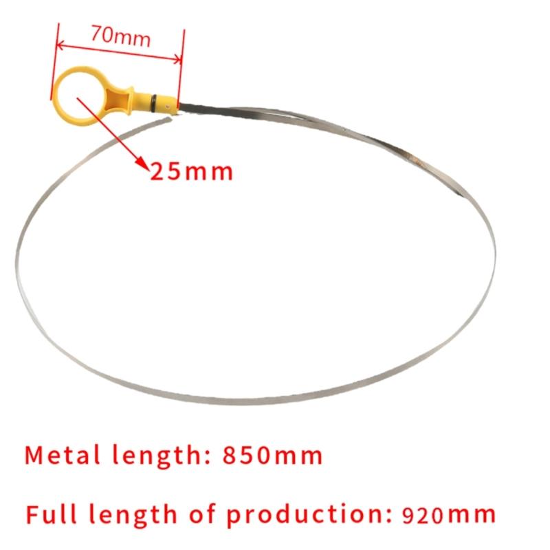 Stainless Steel Engine Oil Dipstick 1C3Z6750AA 1C3E6750AA for Vehicle Automotive Part Oil Dip Stick Replacement