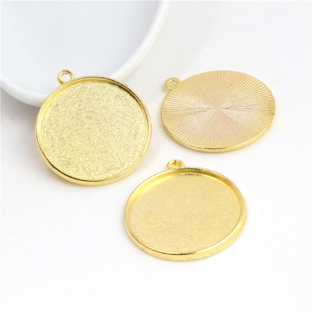 10pcs 25mm Inner Size Antique Silver Plated Square Cabochon Base Cameo Setting Charms Pendant For 10 mm Leather Bracelet