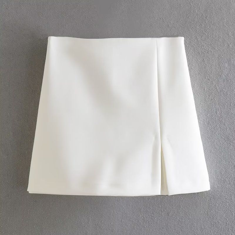 Kaslead Split High Waist Slim Looking All-Match Pantskirt