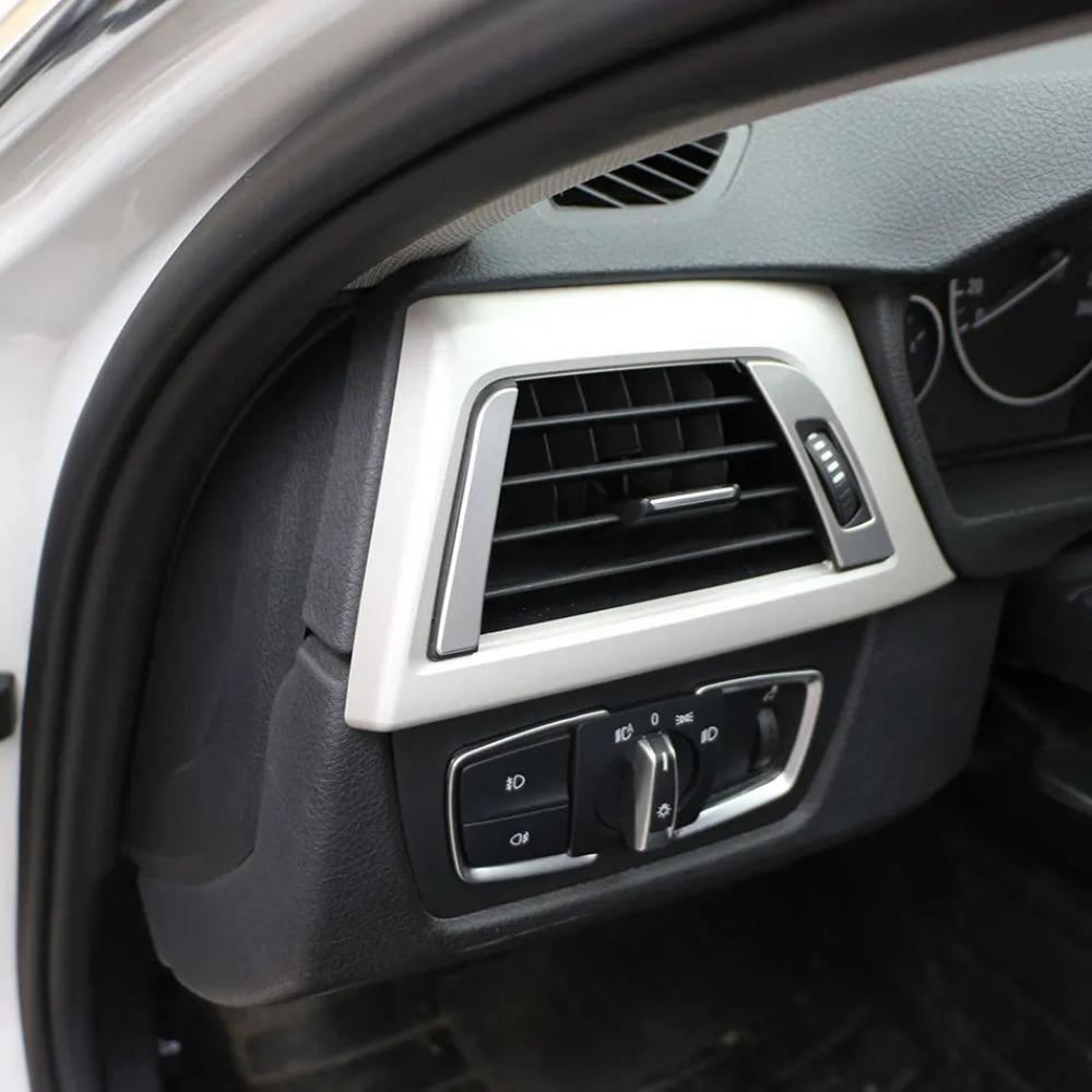 Car AC Vent Grill Trim for BMW 3 Series F30 2013 - 2017 2018 Air Conditioning Outlet Adjustment Panel Frame Sticker Accessories