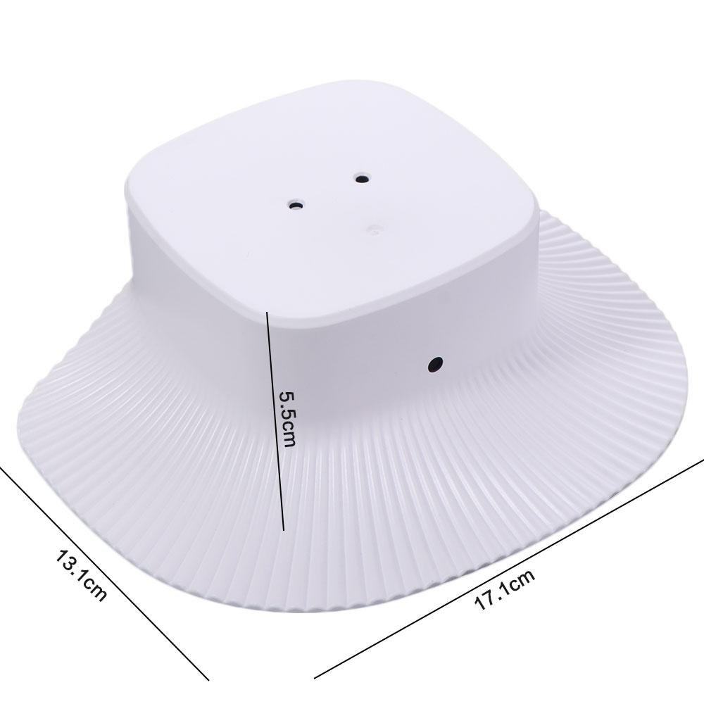 White Weatherproof Cover Wall Mounted Protective Cover Security Camera Cover Outdoor Use