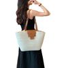 Korean Style Large Capacity Straw Beach Bag - Versatile Woven Tote for Women