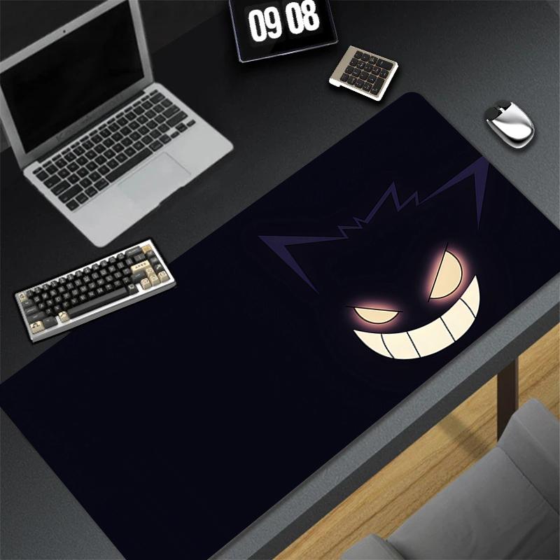 Mouse Pad Gaming Mousepad Rubber PpokemonS Black Desktop Mat Nonslip PC Laptop Ggengar Gamer Accessories Keyboard Pad Carpet 800x300x2mm