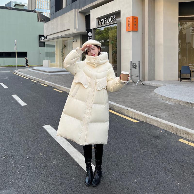 

YAYA 2024 Женский длинный пуховик с капюшоном S